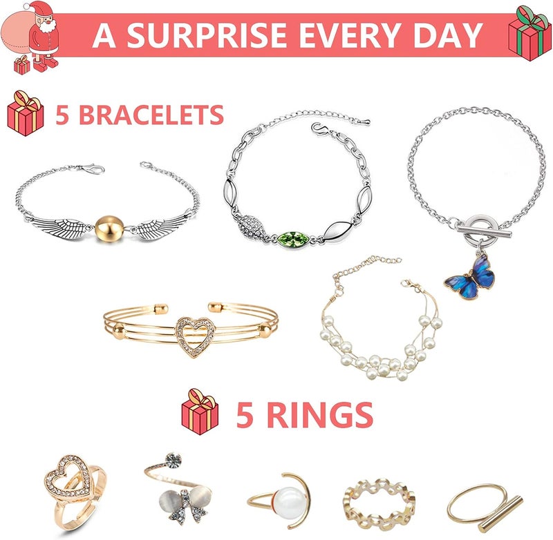 ImnBest Women's Jewelry Advent Calendar 2025 - Image 3